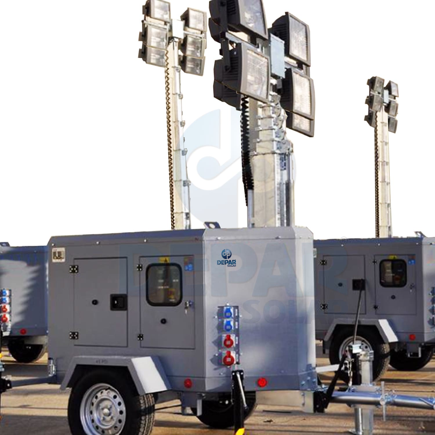 Military Standards Mobile Genset Light Tower - BASELED256K-9HPV