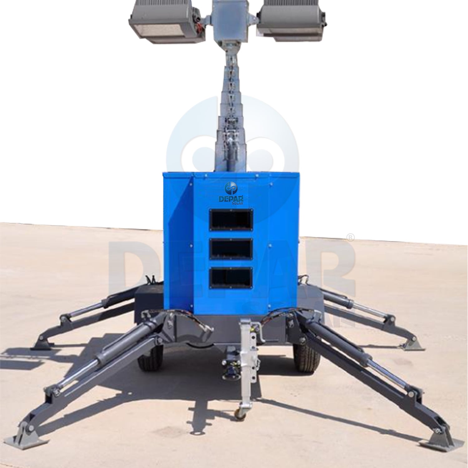 Military Standards Mobile Genset Light Tower - BASELED256K-9HPV