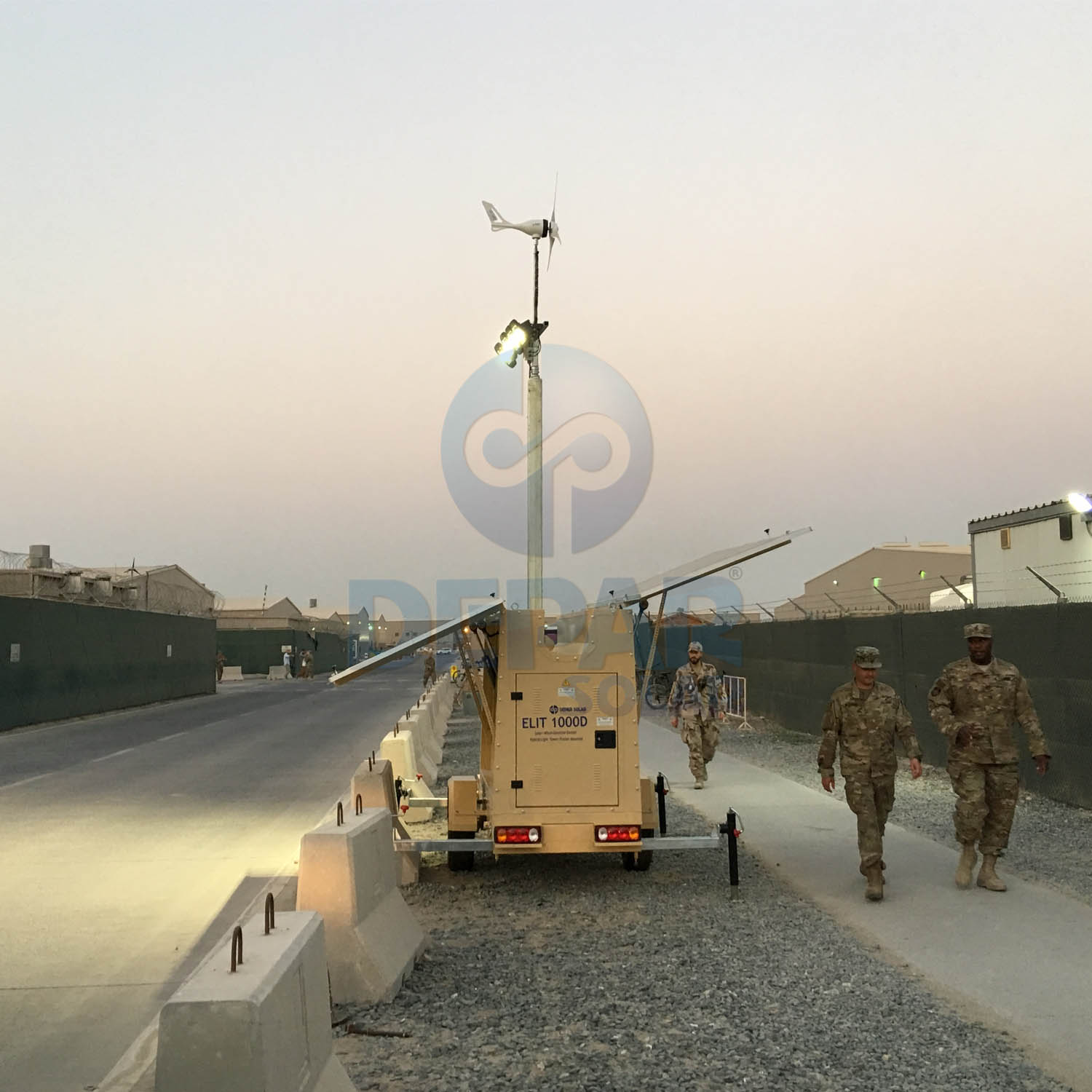 Military Standards Solar Mobile Power & Light Cart - ELIT2600-MIL