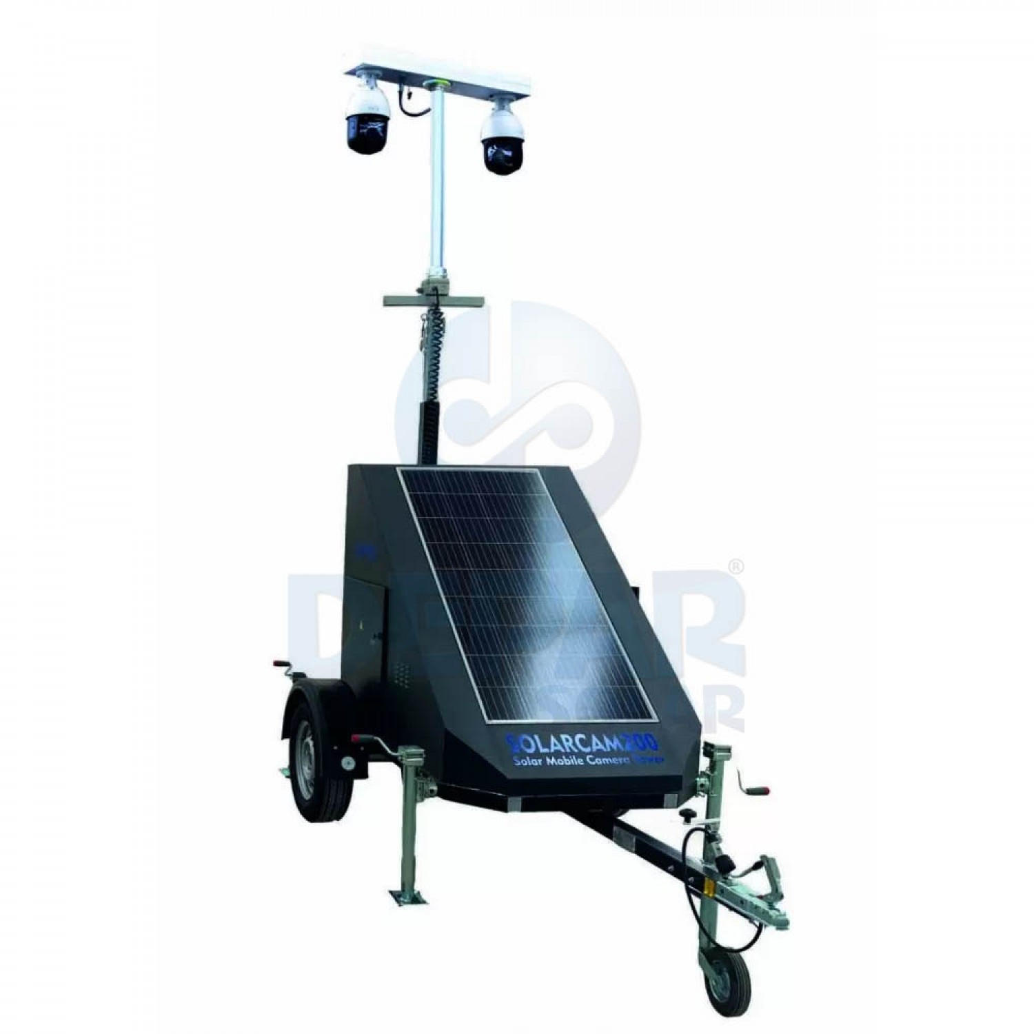 Solar Powered Mobile Camera Surveillance & Lighting Systems - SOLARCAM200